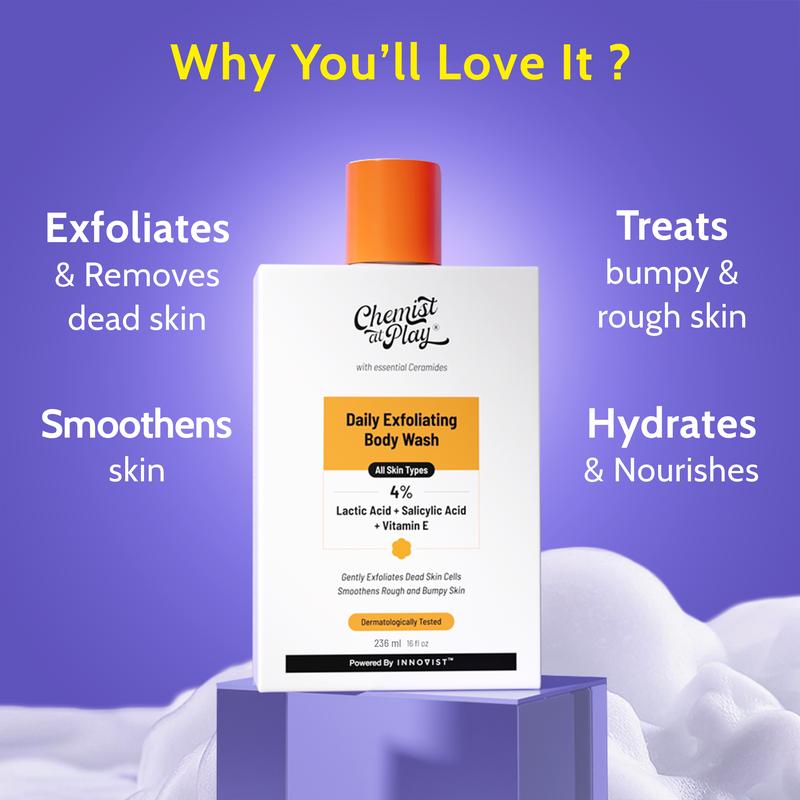 Ellovia ClearSkin Exfoliating Body Wash