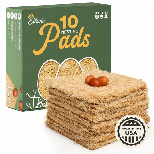 Chicken Nesting Pads for Chicken Coop - 13" x 13" - (10 Pack)